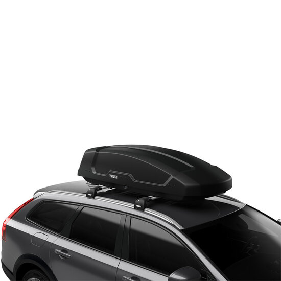 Thule dakkoffer Force M 400 liter Zwart Mat
