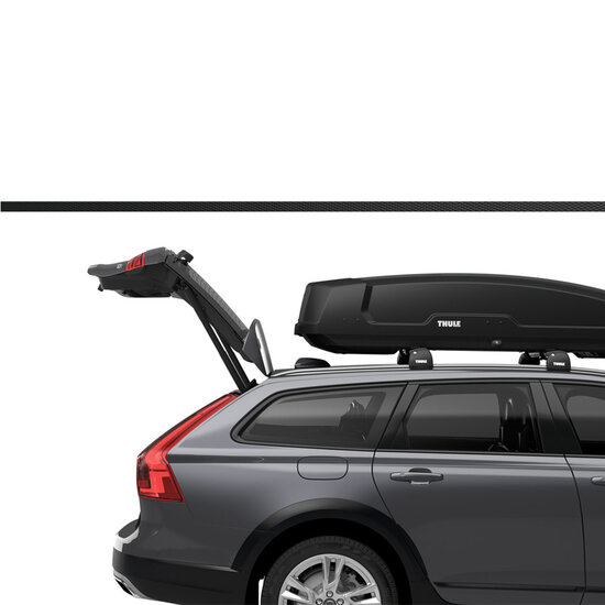 Thule dakkoffer Force L 450 liter - Zwart Mat