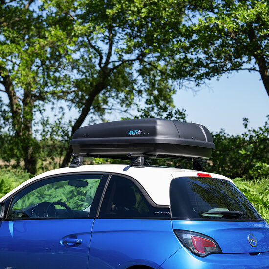 Dakkoffer PerfectFit 400 Liter + dakdragers Mercedes E-klasse (W212) Stationwagon vanaf 2009