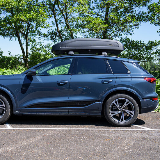 Modula dakkoffer Evo 470 liter + Nordrive dakdragers BMW X2 2018 t/m 2023