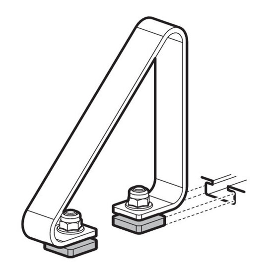 Nordrive laddingstopper voor aluminium stang - 10cm