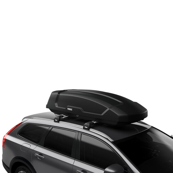 Dakkoffer Thule Force L 450 liter + dakdragers Volkswagen Touareg vanaf 2018 voor gesloten dakrail