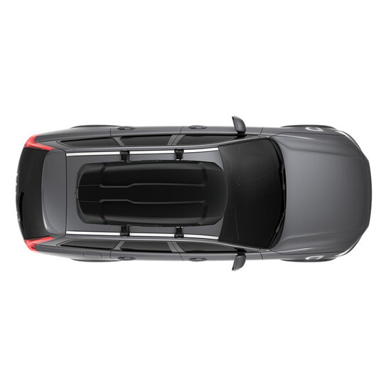 Dakkoffer Thule Force L 450 liter + dakdragers Volvo V60 vanaf 2018 voor gesloten dakrail