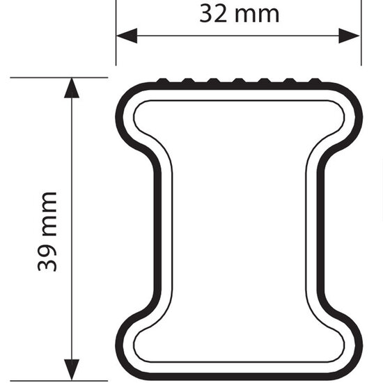 Nordrive dakdragers Fiat Scudo vanaf 01/2022 set van 3 staal