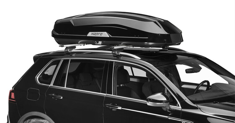 Hapro dakkoffer Trivor 440 liter - Brilliant black