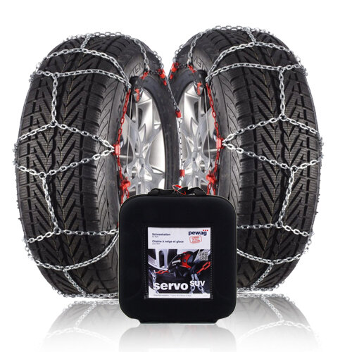 Pewag Servo SUV sneeuwkettingen 13mm Mercedes EQC vanaf 2020 voor bandenmaat  255/45R20
