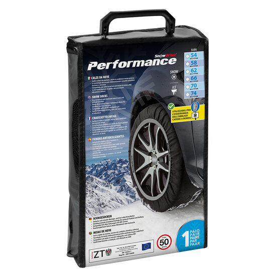Snowdrive sneeuwsokken Porsche 911 vanaf 2011 voor bandenmaat  295/30R20