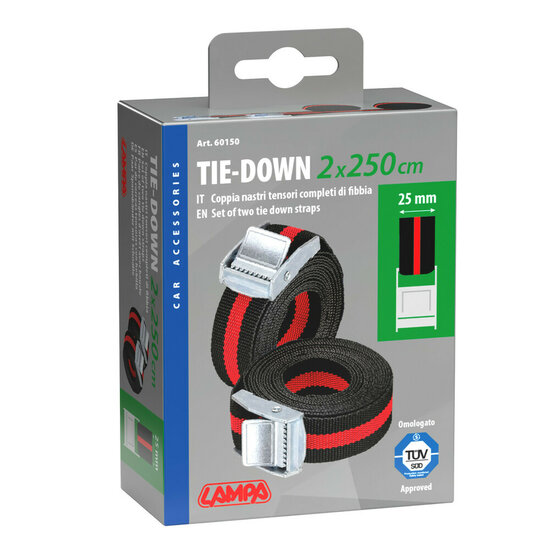 Set van 2 spanbanden - 250 cm