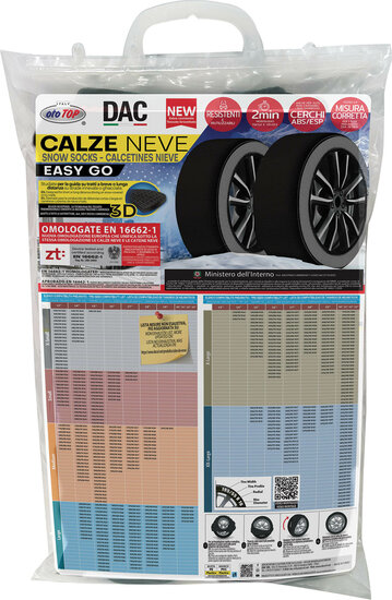 DAC sneeuwsokken Ford Focus RS vanaf 2015 voor bandenmaat 235/35R19