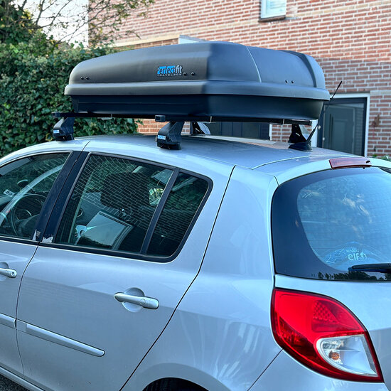 Dakkoffer PerfectFit 400 Liter + dakdragers Audi A4 Allroad Stationwagon 2008 t/m 2015