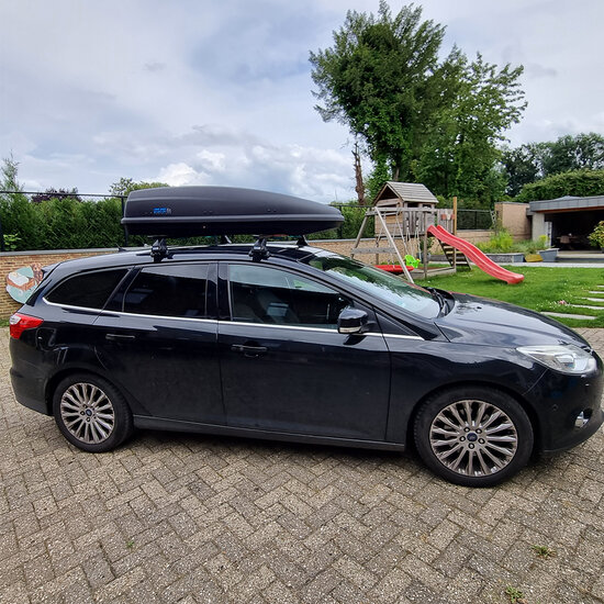 Dakkoffer PerfectFit 440 Liter + Dakdragers Daihatsu Terios SUV vanaf 2017