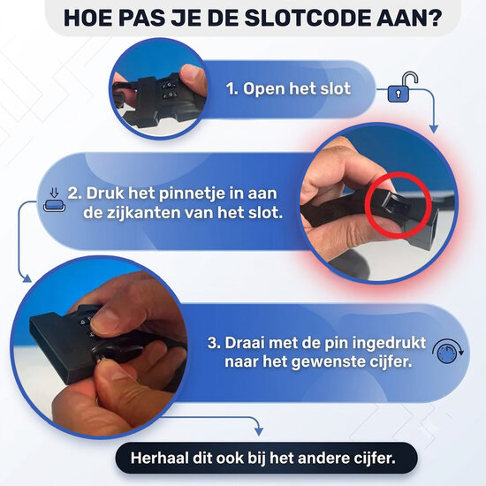 Vizorz Lockbag - Afsluitbare fietshelmtas