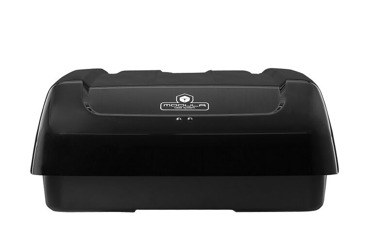 Modula dakkoffer Evo 470 liter - Hoogglans zwart - Voordelige keuze ANWB
