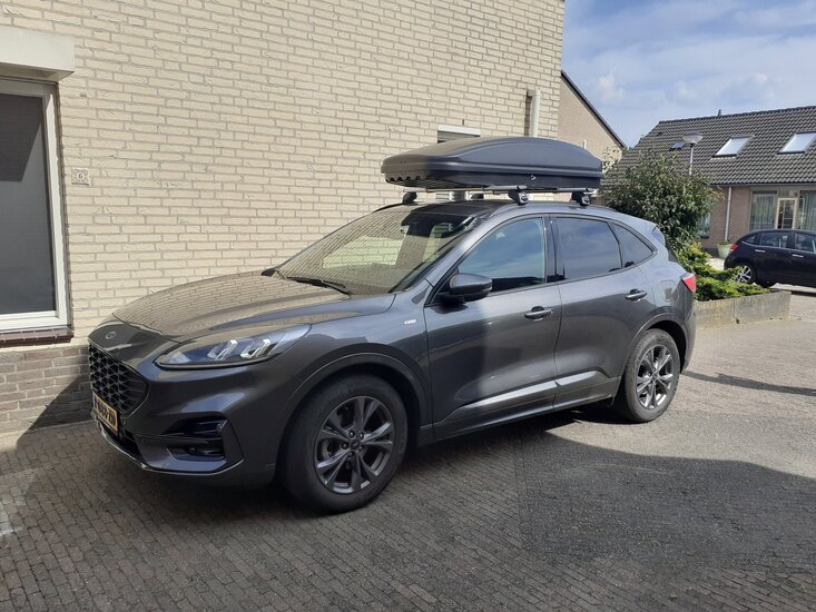 Farad dakkoffer N18 430 liter + PerfectFit dakdragers Audi Q7 2006 t/m 2015
