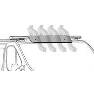 Spoiler voor stalen dragers Nordrive 110 cm