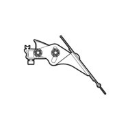 Spoiler Nordrive voor Aluminium dakdragers 110 cm