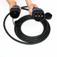 Laadkabel 5 meter type 2 Topkwaliteit 3 fase 16A tot 11kW - Met gratis opbergtas