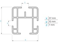 Dakdragers Opel Vivaro (A) - L1,L2 - H1 2001 t/m 2014 set van 4 aluminium