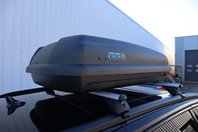 Dakkoffer PerfectFit 400 Liter + dakdragers Toyota Corolla Verso 5 deurs hatchback 2004 t/m 2007