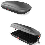ArtPlast dakkoffer 320 liter + PerfectFit dakdragers Fiat Punto Evo 5 deurs hatchback 2009 t/m 2012