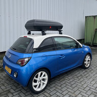 ArtPlast dakkoffer 320 liter + PerfectFit dakdragers Nissan Micra 5 deurs hatchback 2010 t/m 2017