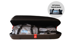 ArtPlast dakkoffer 320 liter + PerfectFit dakdragers Nissan Micra 5 deurs hatchback 2010 t/m 2017