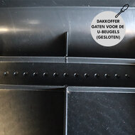 ArtPlast dakkoffer 320 liter + PerfectFit dakdragers Nissan Micra 5 deurs hatchback 2010 t/m 2017