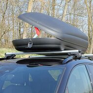 ArtPlast dakkoffer 320 liter + PerfectFit dakdragers Nissan Micra 5 deurs hatchback 2010 t/m 2017