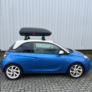 ArtPlast dakkoffer 320 liter + PerfectFit dakdragers Nissan Micra 5 deurs hatchback 2010 t/m 2017