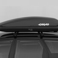 Dakkoffer Farad Crub N18 430 Liter + dakdragers Fiat Punto 5 deurs hatchback 1999 t/m 2011