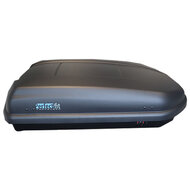 PerfectFit dakkoffer 400 liter + Nordrive dakdragers Fiat Punto 5 deurs hatchback 01/2012 t/m 04/2019
