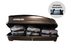 Farad dakkoffer Koral N23 400 liter - Mat zwart