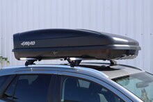 Dakkoffer Farad Koral N20 mat zwart 480 Liter + dakdragers Fiat Freemont SUV vanaf 2011