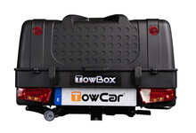 Towbox V1 - Trekhaakkoffer Zwart 300 L