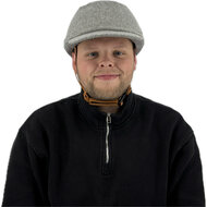 Vizorz SwitchCap fietshelm - Grey woolly cap