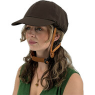 Vizorz SwitchCap fietshelm - Brown base cap
