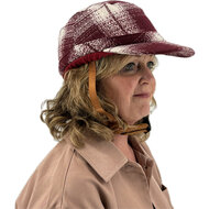 Vizorz SwitchCap fietshelm - Woolly cherry cap