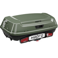 Hapro Boxer - Trekhaakkoffer 420 liter L - Sage green