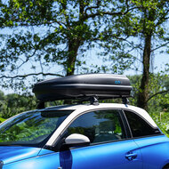 Dakkoffer PerfectFit 400 Liter + dakdragers Dacia Logan MCV Stationwagon vanaf 2013