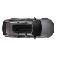 Thule dakkoffer Force M 400 liter Zwart Mat