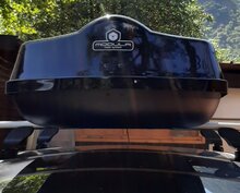 Modula dakkoffer Ciao 430 liter + Nordrive dakdragers Mazda 3 5 deurs hatchback 01/2014 t/m 12/2018