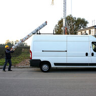 Nordrive ladderrol + verlengstuk 96cm