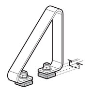 Nordrive laddingstopper voor aluminium stang - 10cm