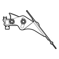 Nordrive spoiler voor aluminium stang- 110cm