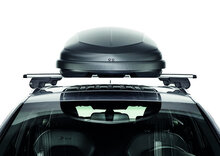 Dakkoffer Hapro Traxer 6.6 Antraciet + dakdragers Bmw X6 (F16) 2015 t/m 2018 voor gesloten dakrail