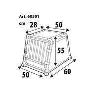 Lampa auto-hondenbench 50 x 60 x 55H cm