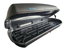 PerfectFit dakkoffer 440 liter + Nordrive dakdragers Seat Ibiza 5 deurs hatchback 06/2008 t/m 08/2015