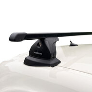 PerfectFit dakkoffer 440 liter + Nordrive dakdragers Mercedes A-Klasse 5 deurs hatchback 10/2012 t/m 05/2018