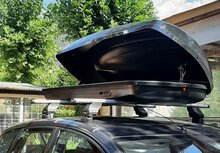 Modula dakkoffer Ciao 430 liter + Nordrive dakdragers Ford S-Max 10/2015 t/m 09/2023