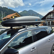 Dakkoffer PerfectFit 440 Liter + dakdragers Mercedes M-klasse (W164) SUV 2005 t/m 2011